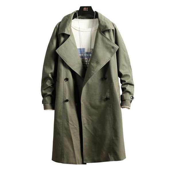 men's trench coats jacket spring autumn long slim hooded oversize men coat fashion streetwear punk rave windbreakers, Tan;black
men's trench coats jacket spring autumn long slim hooded oversize men coat fashion streetwear punk rave windbreakers, Tan;black
