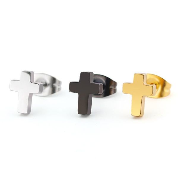 stud factory fashion simple super cute cross stainless steel studs earrings for women and men, Golden;silver
stud factory fashion simple super cute cross stainless steel studs earrings for women and men, Golden;silver
