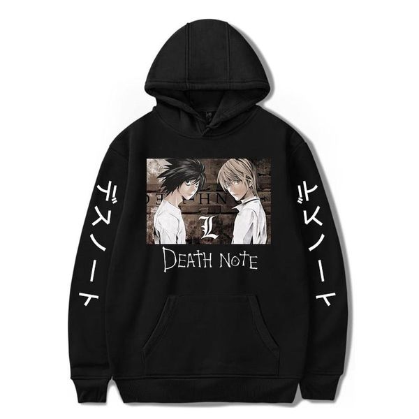 men's hoodies & sweatshirts anime death note hoodie harajuku kawaii y2k streetwear sweatshirt undefined kpop man coat women oversized c, Black
men's hoodies & sweatshirts anime death note hoodie harajuku kawaii y2k streetwear sweatshirt undefined kpop man coat women oversized c, Black
