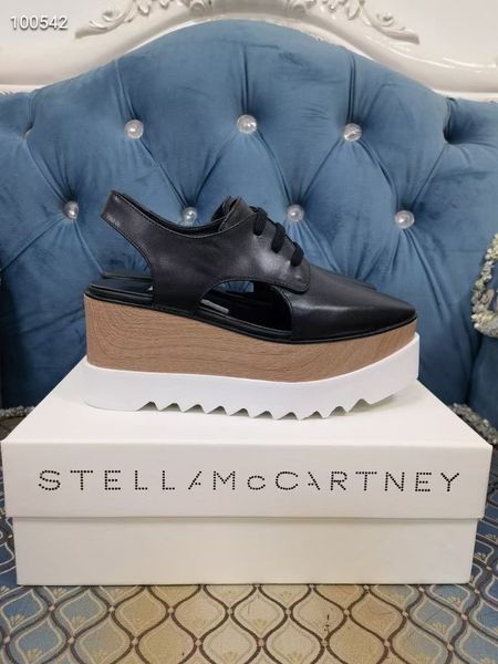 black cowhide leather women sandals stella mccartney fashion platform lady shoes 7cm wedge
black cowhide leather women sandals stella mccartney fashion platform lady shoes 7cm wedge