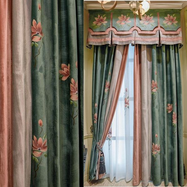 curtain & drapes modern light luxury chinese style american shading individual flannel bedroom study living room chiffon yarn
curtain & drapes modern light luxury chinese style american shading individual flannel bedroom study living room chiffon yarn