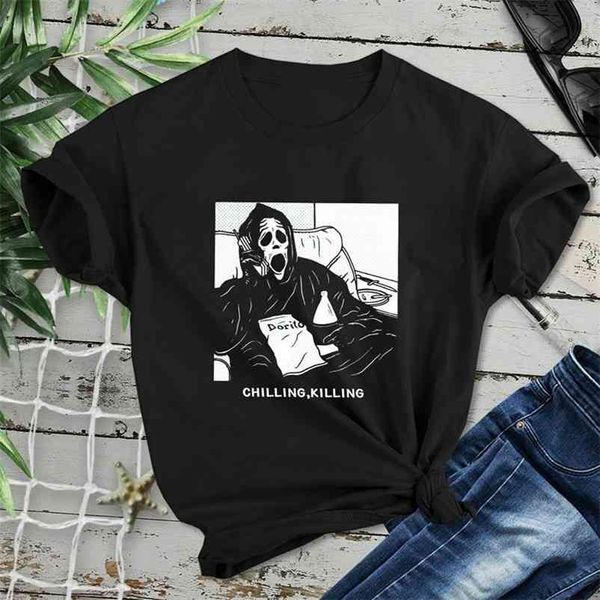 kuakuayu hjn horror skull t shirt women fashion funny casual ghost chilling killing letter printed short sleeve punk tee 210330, White
kuakuayu hjn horror skull t shirt women fashion funny casual ghost chilling killing letter printed short sleeve punk tee 210330, White