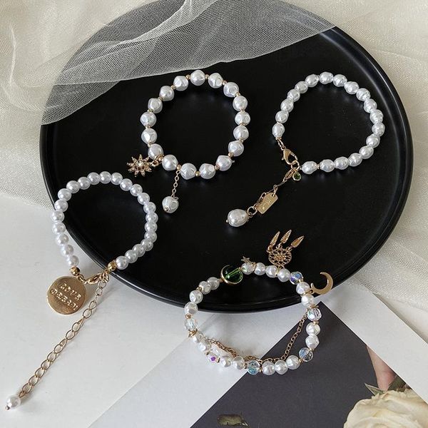 charm bracelets ihues double pearl bracelet female fashion sweet simple trend wild hand ornaments wedding exquisite accessories, Golden;silver
charm bracelets ihues double pearl bracelet female fashion sweet simple trend wild hand ornaments wedding exquisite accessories, Golden;silver