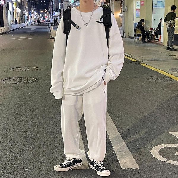spring 2021 male korean edition round collar hoodie teenagers spliced loose pullover sports suit for and female lovers men's tracksuits, Gray
spring 2021 male korean edition round collar hoodie teenagers spliced loose pullover sports suit for and female lovers men's tracksuits, Gray