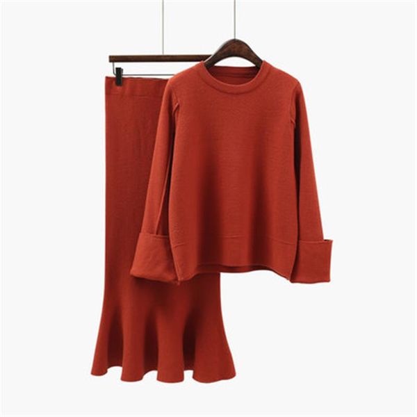 women's two piece pants autumn winter 2 set women long sleeve temperament o-neck knitted coat+ lady lotus leaf fishtail skirt a053, White
women's two piece pants autumn winter 2 set women long sleeve temperament o-neck knitted coat+ lady lotus leaf fishtail skirt a053, White