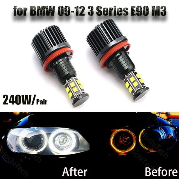 car headlights 120w 6000k white h8 led angel eyes marker lights for 2009-2012 3 series e90 m3
car headlights 120w 6000k white h8 led angel eyes marker lights for 2009-2012 3 series e90 m3