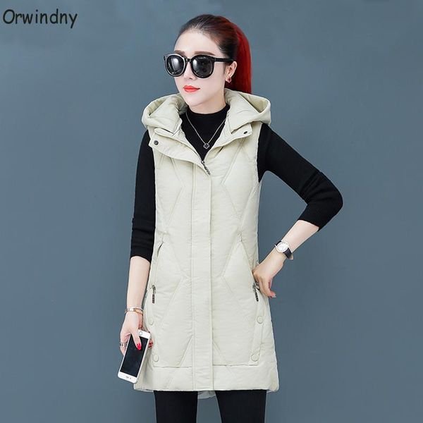 women's vests orwindny autumn warm for women down cotton winter vest hooded long waistcoat female jacket coat sleeveless m-3xl, Black;white
women's vests orwindny autumn warm for women down cotton winter vest hooded long waistcoat female jacket coat sleeveless m-3xl, Black;white