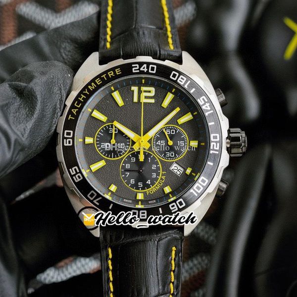 41mm f1 black dial japan vk quartz chronogrpah mens watch steel case yellow stick markers leather strap watches thtg hello_watch 6 style, Slivery;brown
41mm f1 black dial japan vk quartz chronogrpah mens watch steel case yellow stick markers leather strap watches thtg hello_watch 6 style, Slivery;brown