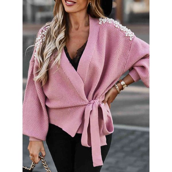 cardigans solid lace up loose autumn sweaters women v neck warm winter clothes fashion sweater, Black
cardigans solid lace up loose autumn sweaters women v neck warm winter clothes fashion sweater, Black