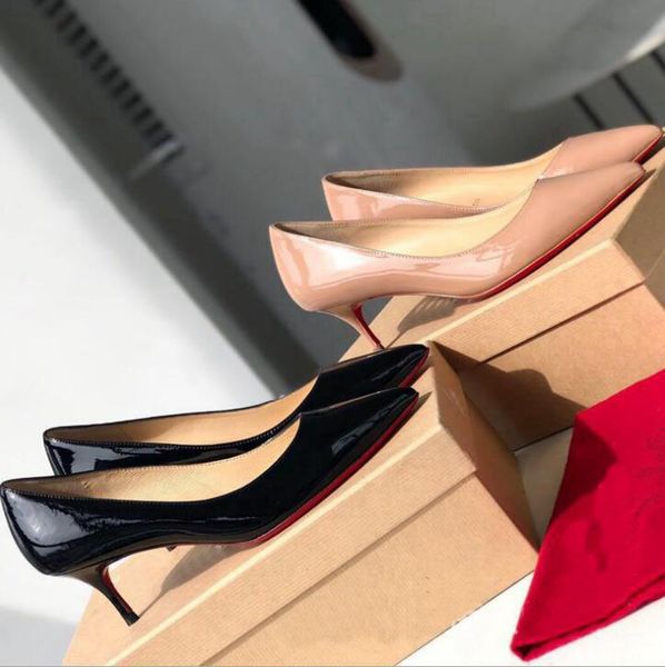dress shoes luxury brand women pointed toe red heel 6cm 8cm 10cm high heels for wedding patent leather ladies shoes, Black
dress shoes luxury brand women pointed toe red heel 6cm 8cm 10cm high heels for wedding patent leather ladies shoes, Black