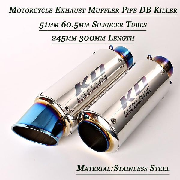 motorcycle exhaust system vent pipe tip stainless steel removable db killer refit silp on for 51mm 60.5mm header
motorcycle exhaust system vent pipe tip stainless steel removable db killer refit silp on for 51mm 60.5mm header