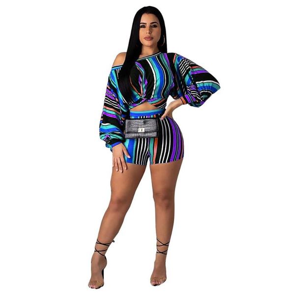 women's tracksuits fashion striped long-sleeved tracksuit crop + shorts suits loose casual party nightclub boho two-piece short sets, Gray
women's tracksuits fashion striped long-sleeved tracksuit crop + shorts suits loose casual party nightclub boho two-piece short sets, Gray