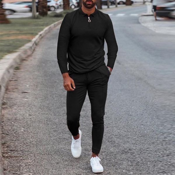 men's tracksuits autumn tracksuit men outfits fashion solid 2 piece sets casual turn-down collar zip-up and slim pants suits mens stre, Gray
men's tracksuits autumn tracksuit men outfits fashion solid 2 piece sets casual turn-down collar zip-up and slim pants suits mens stre, Gray
