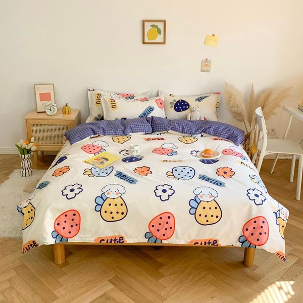 bedding sets 2021 strawberry cute quilt cover pillowcase bed flat sheets duvet twin full single king bedclothes
bedding sets 2021 strawberry cute quilt cover pillowcase bed flat sheets duvet twin full single king bedclothes