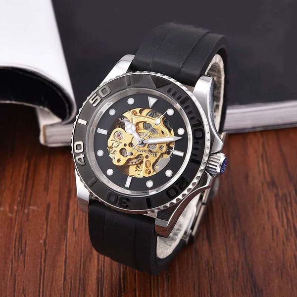 watch original automatic movements watches rubber strap first quality sapphire mirror men-watch hollow-carved design watchcase orologio di l, Slivery;brown
watch original automatic movements watches rubber strap first quality sapphire mirror men-watch hollow-carved design watchcase orologio di l, Slivery;brown