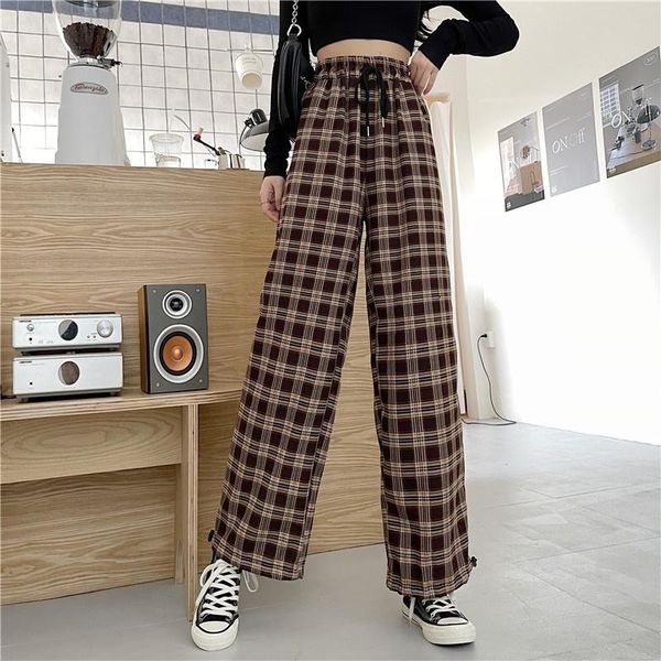 women's pants & capris real s cost-effective autumn plaid wide-leg casual, Black;white
women's pants & capris real s cost-effective autumn plaid wide-leg casual, Black;white