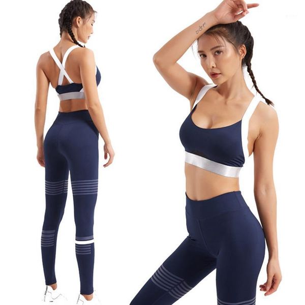yoga outfit sport set women 2 pieces suits push up tights gym clothes blue seamless leggings + bra
yoga outfit sport set women 2 pieces suits push up tights gym clothes blue seamless leggings + bra