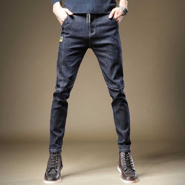 men's jeans blue jeans regular dress pencils adjustment streetwear drawstring denim pants kdur
men's jeans blue jeans regular dress pencils adjustment streetwear drawstring denim pants kdur