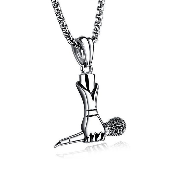 pendant necklaces korean fashion brand personality microphone necklace men's and women's hip hop tiaodi street hiphop accessories, Silver
pendant necklaces korean fashion brand personality microphone necklace men's and women's hip hop tiaodi street hiphop accessories, Silver