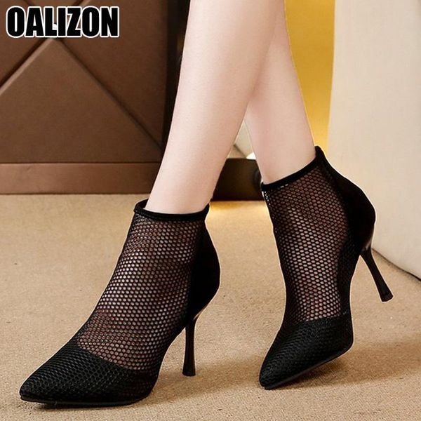 dress shoes summer graceful women's mujer pointed toe hollow out stilettos high thin heels gladiator female lady zip sandals boots r57, Black
dress shoes summer graceful women's mujer pointed toe hollow out stilettos high thin heels gladiator female lady zip sandals boots r57, Black
