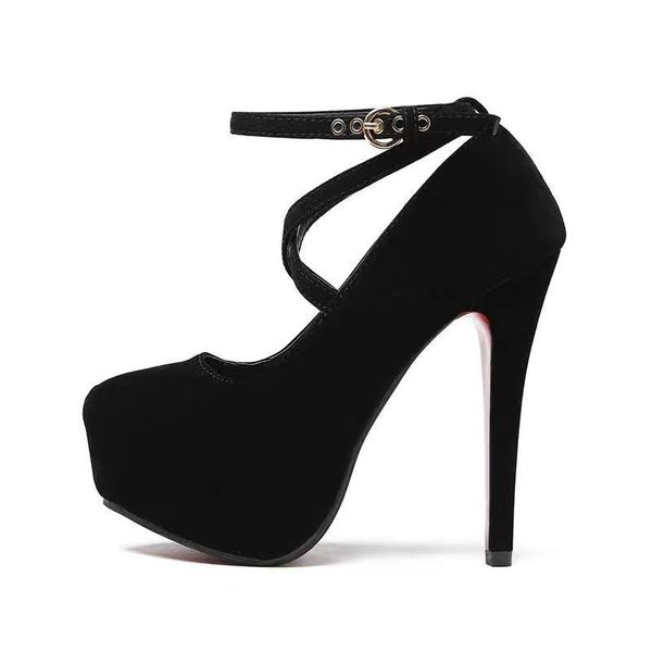 dress shoes 2021 high-heeled ladies nightclub wedding banquet women's large round toe non-slip single, Black
dress shoes 2021 high-heeled ladies nightclub wedding banquet women's large round toe non-slip single, Black