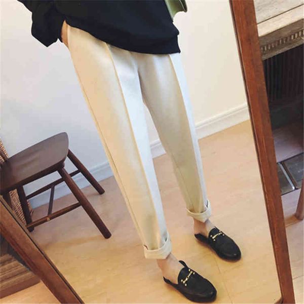 women's pants & capris colorfaith winter spring women pant high waist pocket korean minimalist style fashion ankle-length casual p936 4, Black;white
women's pants & capris colorfaith winter spring women pant high waist pocket korean minimalist style fashion ankle-length casual p936 4, Black;white