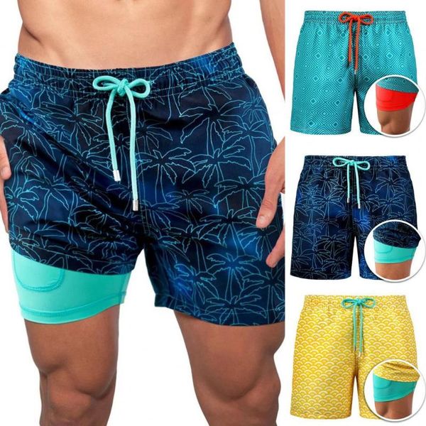 men's shorts wide leg double layer men training quick dry mens gym sport short pants fashion, White;black
men's shorts wide leg double layer men training quick dry mens gym sport short pants fashion, White;black