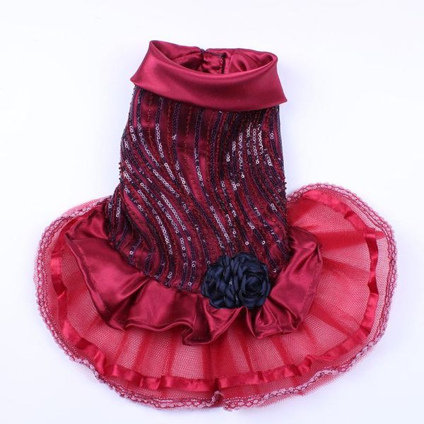 dog apparel pet wedding dresses sequins flower design cat puppy princess dress 5 sizes 3 colours
dog apparel pet wedding dresses sequins flower design cat puppy princess dress 5 sizes 3 colours