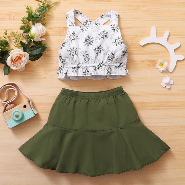 solid color skirt and set baby girls leaf suspenders tee falbala skirts outfits temperament children clothes girl clothing sets, White
solid color skirt and set baby girls leaf suspenders tee falbala skirts outfits temperament children clothes girl clothing sets, White
