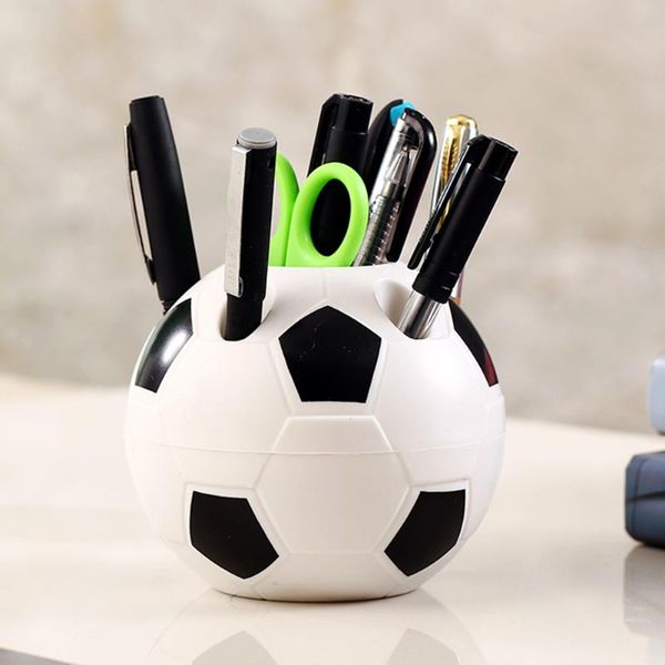 pencil bags soccer ball shaped toothbrush pen holder makeup brush rack holders desk home decoration high quality 
pencil bags soccer ball shaped toothbrush pen holder makeup brush rack holders desk home decoration high quality