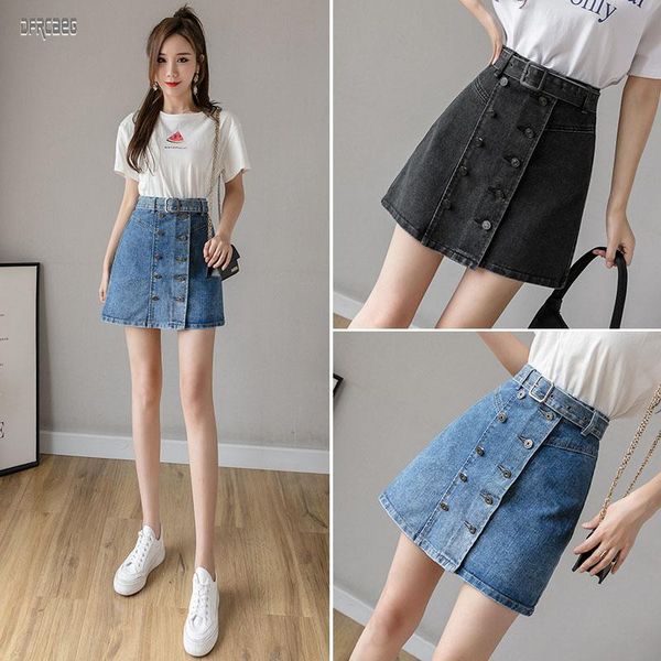 skirts 2021 all-match sashes solid mini womens jeans with belt sumemr double breasted black denim skirt a-line
skirts 2021 all-match sashes solid mini womens jeans with belt sumemr double breasted black denim skirt a-line