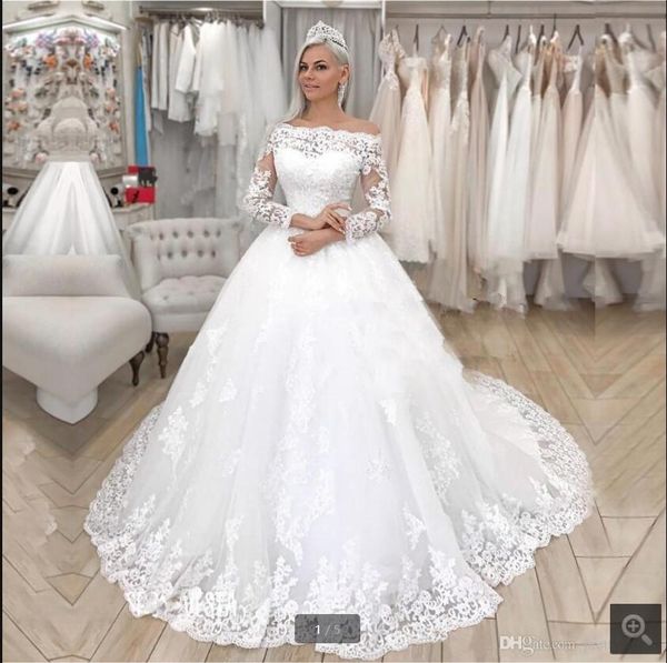2021 vestido de festa white tulle ball gown muslim wedding dress off the shoulder long sleeve court train modest bridal gowns vintage prince
2021 vestido de festa white tulle ball gown muslim wedding dress off the shoulder long sleeve court train modest bridal gowns vintage prince