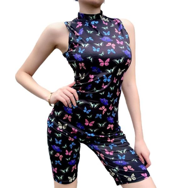 colorful butterfly print back zipper neck bodysuit rompers women 2021 mock sleeveless bodycon crop jumpsuit streetwear women's jumpsuit, Black;white
colorful butterfly print back zipper neck bodysuit rompers women 2021 mock sleeveless bodycon crop jumpsuit streetwear women's jumpsuit, Black;white