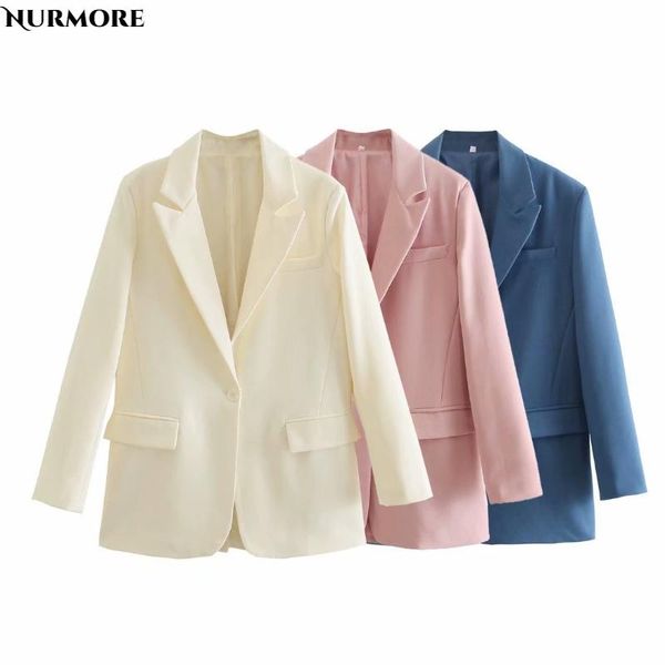 women's suits & blazers nurmore women fashion office wear double breasted blazer coat vintage long sleeve pockets female outerwear chic, White;black
women's suits & blazers nurmore women fashion office wear double breasted blazer coat vintage long sleeve pockets female outerwear chic, White;black