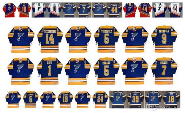 vintage st. louis blues jersey 14 doug wickenheiser 5 alain vigneault 9 turnbull 5 rob ramage 7 joe mullen mike liut guy lapointe ccm hockey, Black
vintage st. louis blues jersey 14 doug wickenheiser 5 alain vigneault 9 turnbull 5 rob ramage 7 joe mullen mike liut guy lapointe ccm hockey, Black