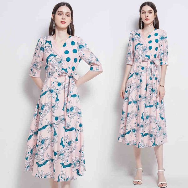 casual dresses the polka dot print v-neck lace-up waist dress looks thinner and thinner. western style a-line zybr, Black;gray
casual dresses the polka dot print v-neck lace-up waist dress looks thinner and thinner. western style a-line zybr, Black;gray