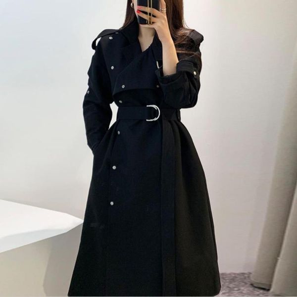 women's trench coats 2021 autumn fahsion single breasted belted coat women turn down collar slim windbreaker, Tan;black
women's trench coats 2021 autumn fahsion single breasted belted coat women turn down collar slim windbreaker, Tan;black