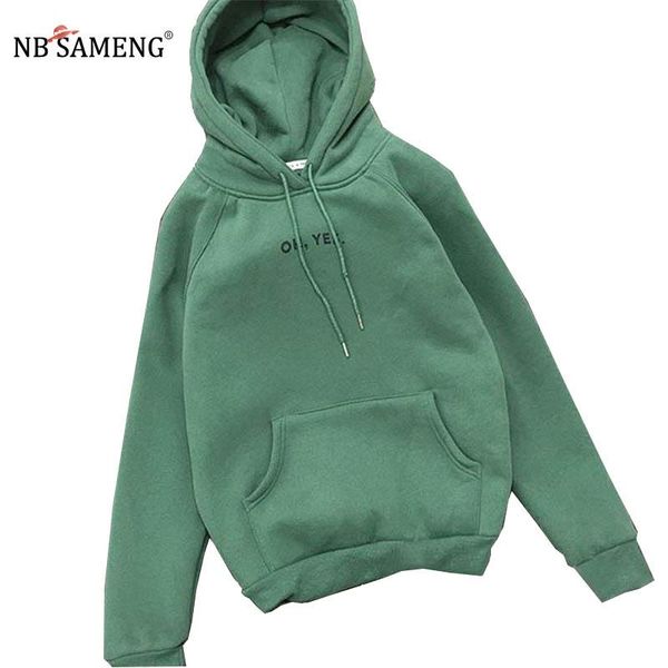 women's hoodies & sweatshirts 2021 autumn winter fleece "oh yes" letter print pullover harajuku thick loose women sweatshirt, Black
women's hoodies & sweatshirts 2021 autumn winter fleece "oh yes" letter print pullover harajuku thick loose women sweatshirt, Black