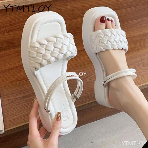 women slides thick bottom summer slippers leather weaving outdoor beach casual flip flops 2021 zapatillas de casa, Black
women slides thick bottom summer slippers leather weaving outdoor beach casual flip flops 2021 zapatillas de casa, Black