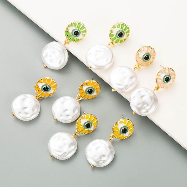 dangle & chandelier fashion eye earring accessories gold color geometric baroque pearl enamel evil statement earrings for women, Silver
dangle & chandelier fashion eye earring accessories gold color geometric baroque pearl enamel evil statement earrings for women, Silver