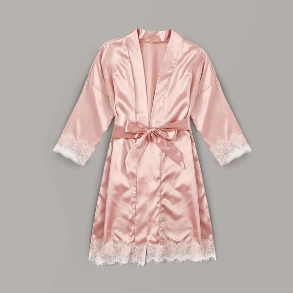 lace silk pajamas womens sleepwears nightwear bride pink robes satin loose home sleepwear female patchwork, Black;red
lace silk pajamas womens sleepwears nightwear bride pink robes satin loose home sleepwear female patchwork, Black;red