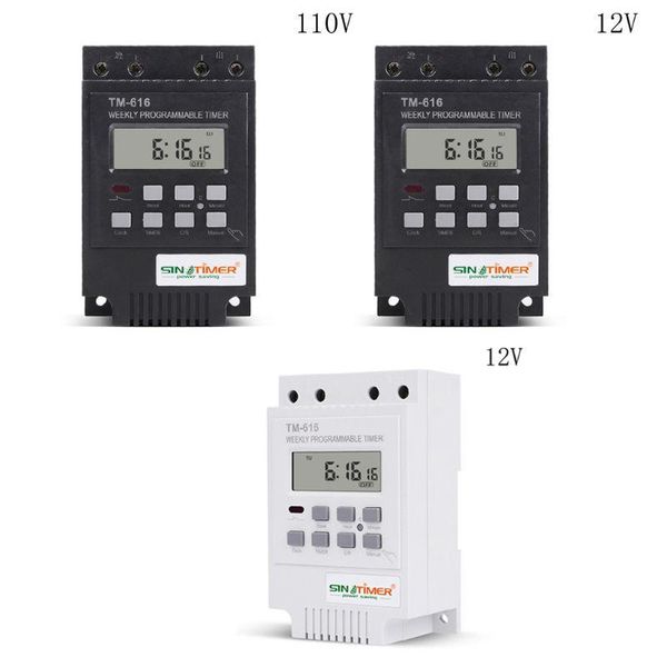 timers c6uc tm616w digital electronic timer switch 110/12v 30a rail mount 17 settings 7 days weekly programmable relay controller
timers c6uc tm616w digital electronic timer switch 110/12v 30a rail mount 17 settings 7 days weekly programmable relay controller