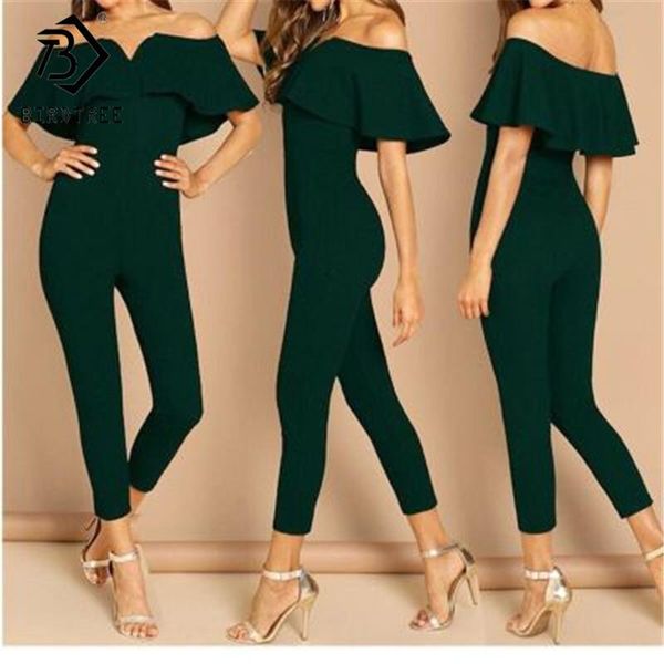 women's jumpsuits & rompers summer strapless jumpsuit women ruffles slim side zipper solid overalls long pants mono, Black;white
women's jumpsuits & rompers summer strapless jumpsuit women ruffles slim side zipper solid overalls long pants mono, Black;white