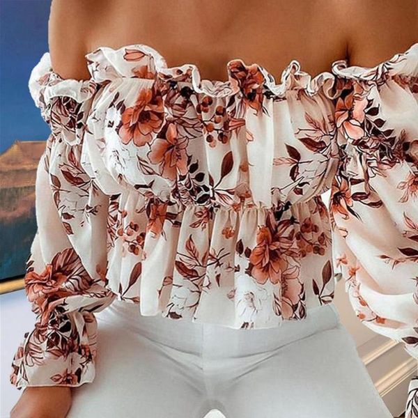 women's t-shirt women ruffled design slim breathable summer comfortable sweet printed for daily wear, White
women's t-shirt women ruffled design slim breathable summer comfortable sweet printed for daily wear, White