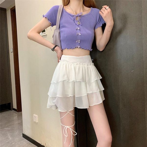 skirts summer korean fashion y2k short women skirt casual slim elastic high-waisted bandage harajuku pleated cupcake a-line mini, Black
skirts summer korean fashion y2k short women skirt casual slim elastic high-waisted bandage harajuku pleated cupcake a-line mini, Black