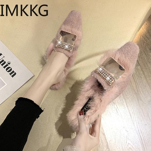 slippers beautiful shoes woman 2021 loafers round heel mules women flock buckle plush fur with slides rubber basic short, Black
slippers beautiful shoes woman 2021 loafers round heel mules women flock buckle plush fur with slides rubber basic short, Black