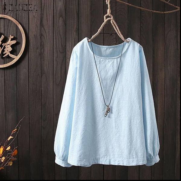 stylish long sleeve cotton women blouses linen spring solid o neck loose casual shirt vintage blusas 5xl, White
stylish long sleeve cotton women blouses linen spring solid o neck loose casual shirt vintage blusas 5xl, White
