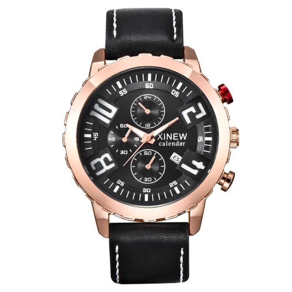 wristwatches rose gold watches famous watch mens leather band date quartz wrist men sport clock relogio masculino 8193, Slivery;brown
wristwatches rose gold watches famous watch mens leather band date quartz wrist men sport clock relogio masculino 8193, Slivery;brown