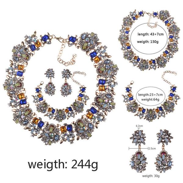 earrings & necklace bk bohemian bridal jewelry sets stainless steel set for women bracelet statement wedding, Silver
earrings & necklace bk bohemian bridal jewelry sets stainless steel set for women bracelet statement wedding, Silver