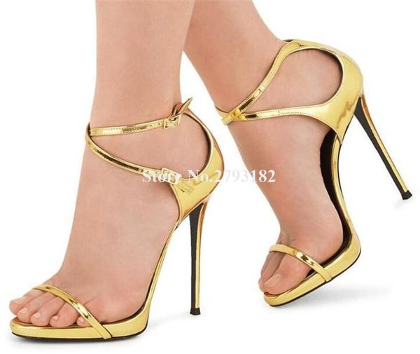 dress shoes brand design women open toe thin straps stiletto heel sandals cross gold high formal heels, Black
dress shoes brand design women open toe thin straps stiletto heel sandals cross gold high formal heels, Black